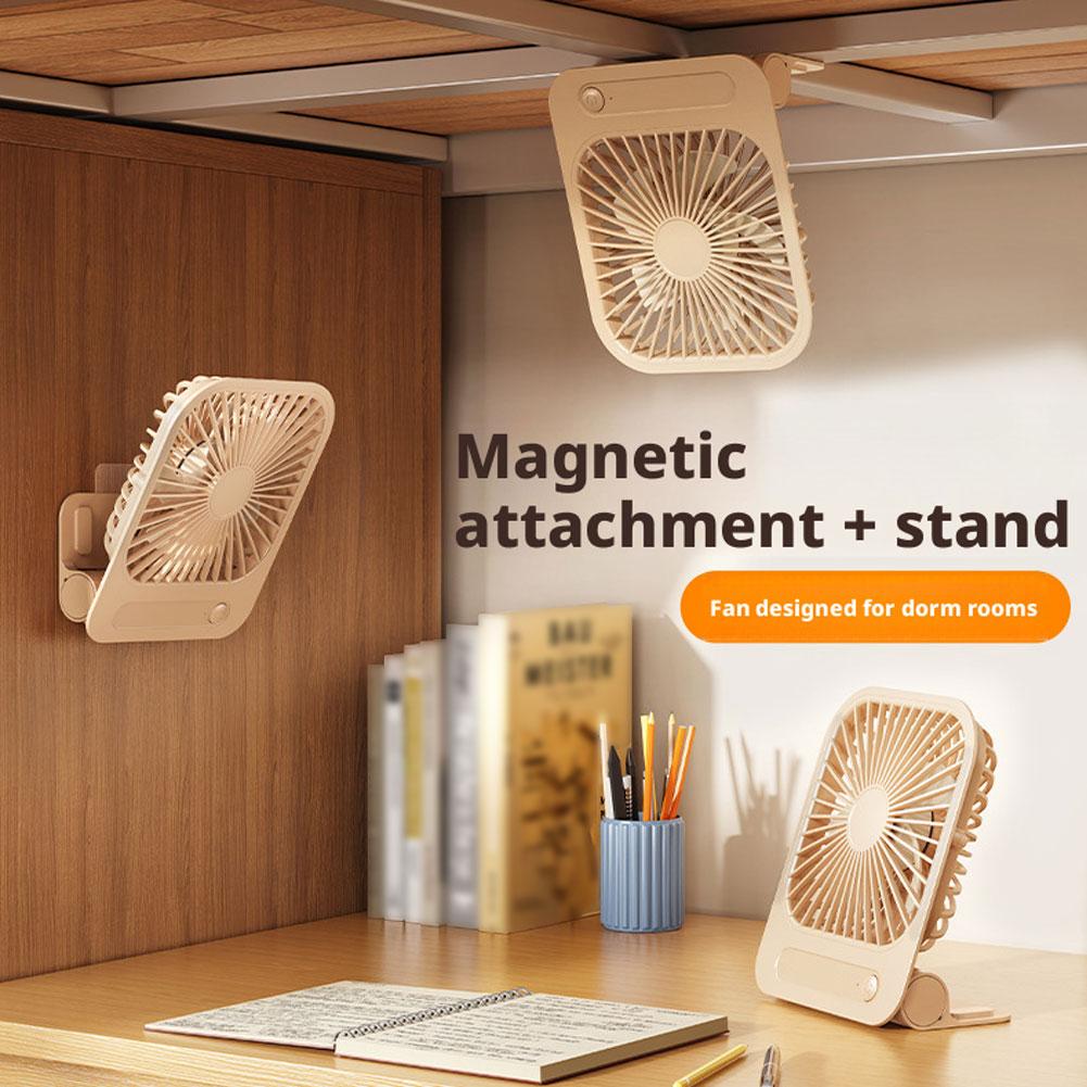 Home Office Desk Ideas - مروحة تبريد مغناطيسية رفيعة للغاية، مروحة