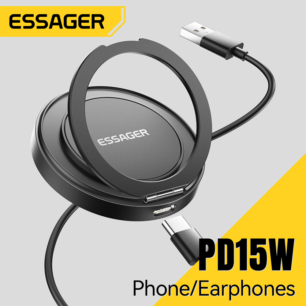 Desk Charging Station - Essager شاحن لاسلكي مغناطيسي 15 وات