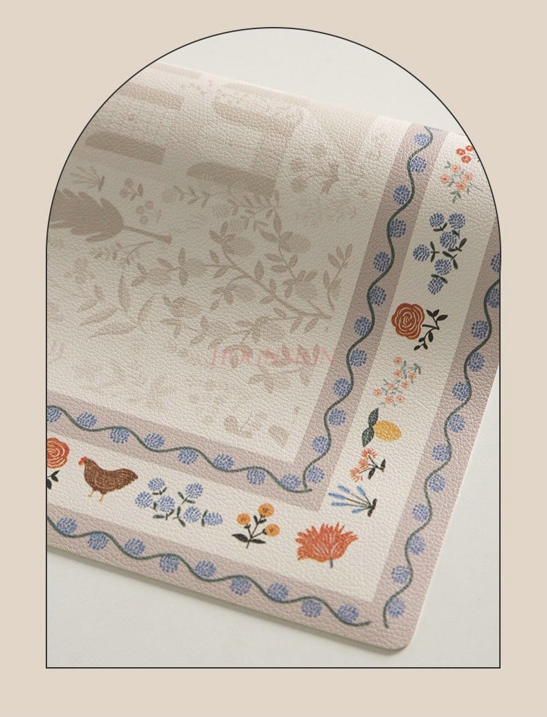 Desk Mat Leather - قطعة واحدة من حصيرة طاولة الطعام