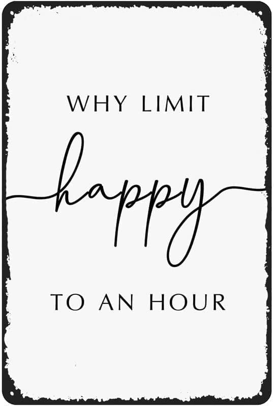 Home Office Hours - لوحة جدارية للمكتب والبار بعبارة 'ماذا