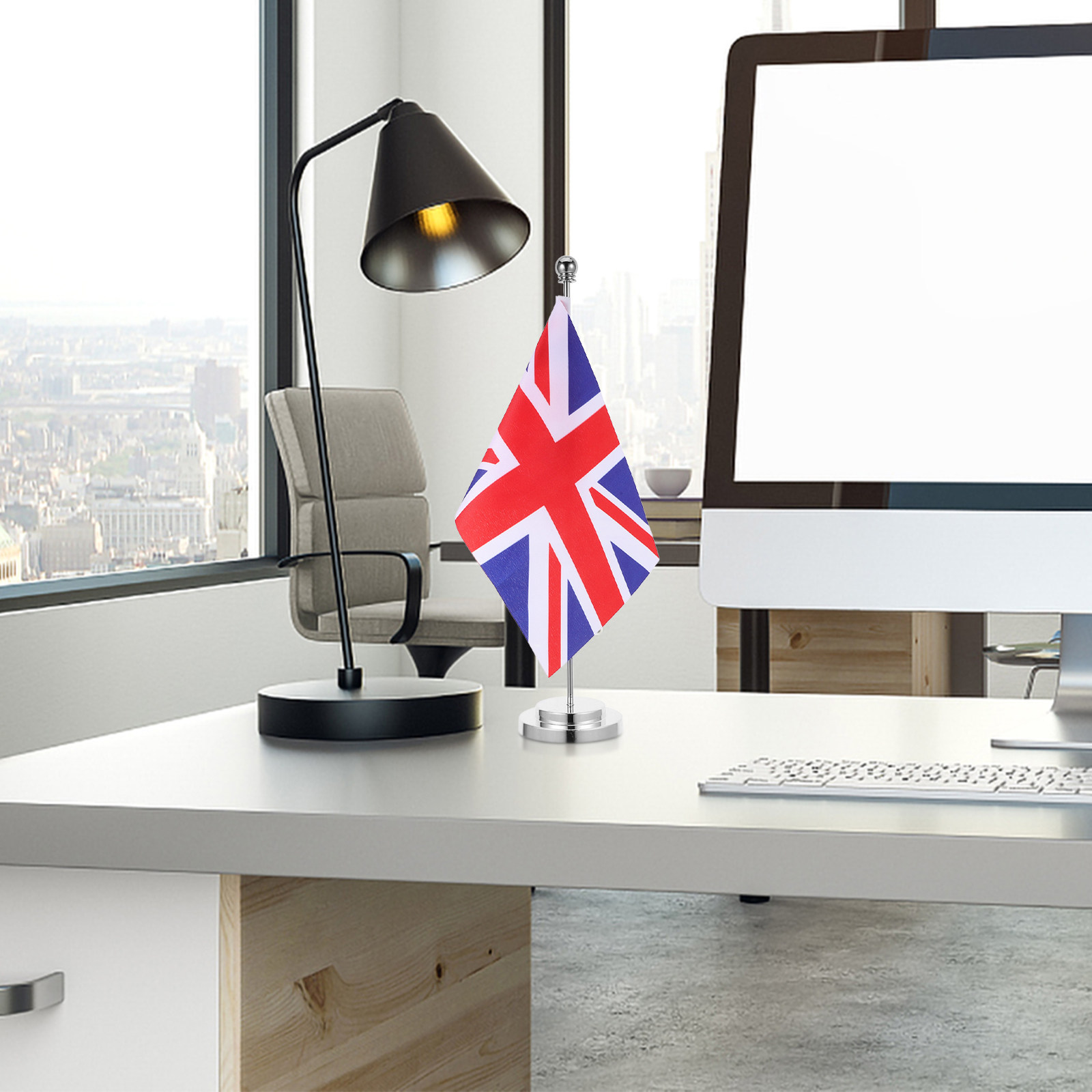 Home Office United Kingdom - علم مكتبي مصغر للمملكة المتحدة، علم