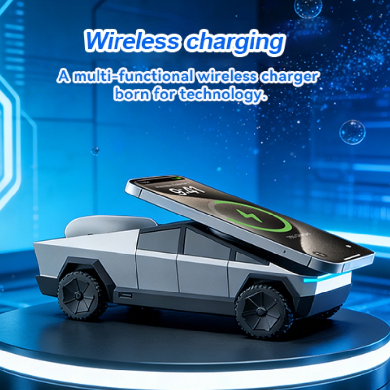 Desk Charging Station - حامل مكتبي 3 في 1 سايبر