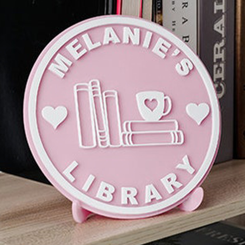 Home Office Bookshelves - رف كتب أكريليك مخصص مع حوامل