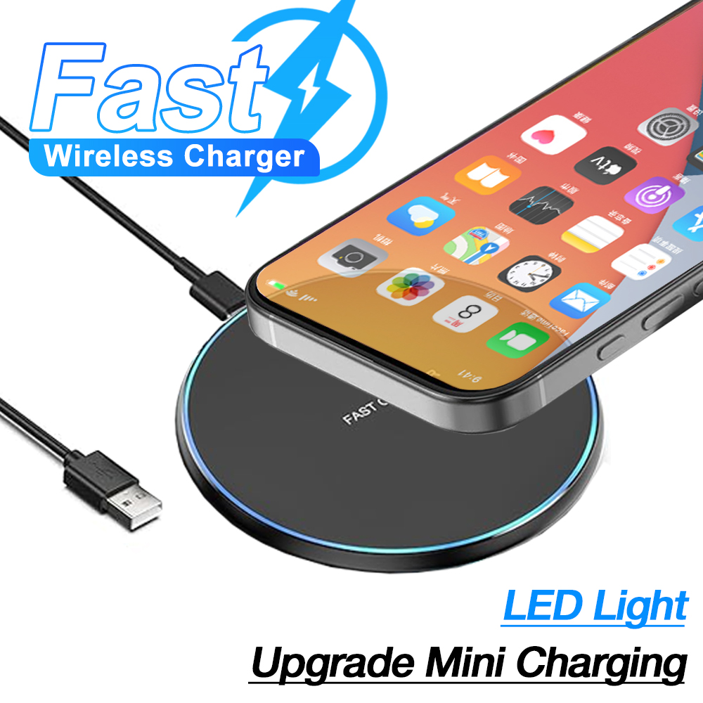 Desk Charging Station - شاحن لاسلكي صغير للمكتب مع إضاءة