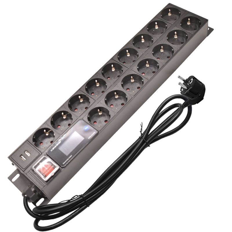 Power Strip Desk - حامل شريط طاقة رقمي ، 2U