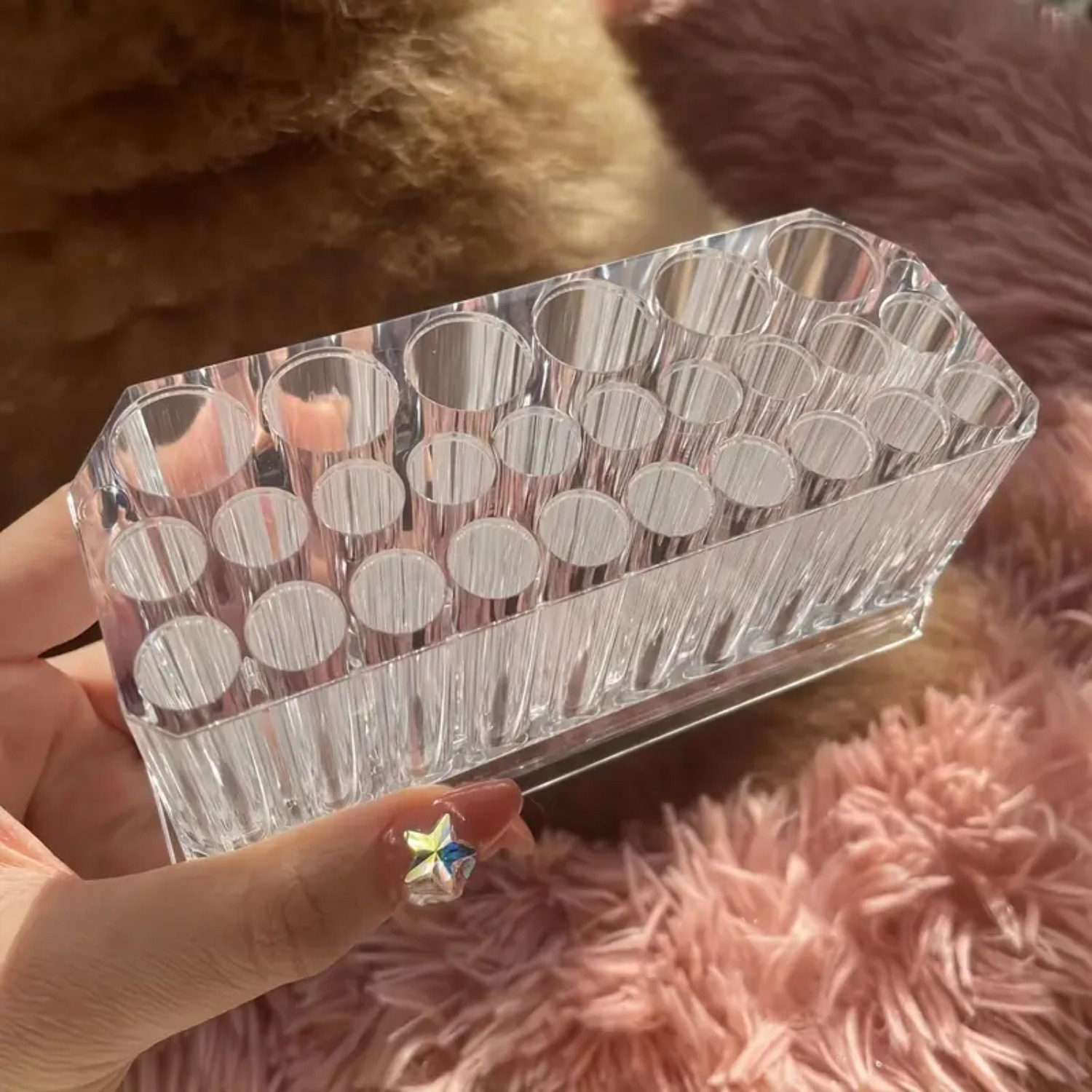 Pen Holder Organizer - منظم فرش الأظافر الأكريليكية بـ 26