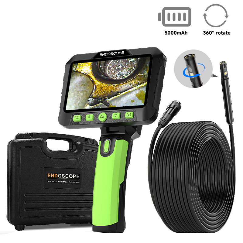 Webcam Hd 1080P - 360 ° التلقائي تدوير الصناعية Borescope