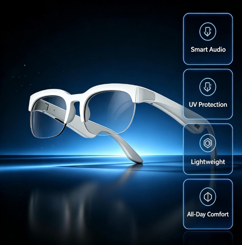 Webcam Hd 1080P - نظارات شمسية XG89 2026 للترجمة الفورية
