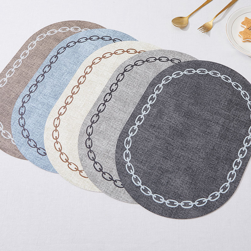 البيضاوي مفرش طاولة فو الجلود  - مراجعة Desk Mat Leather وسعره