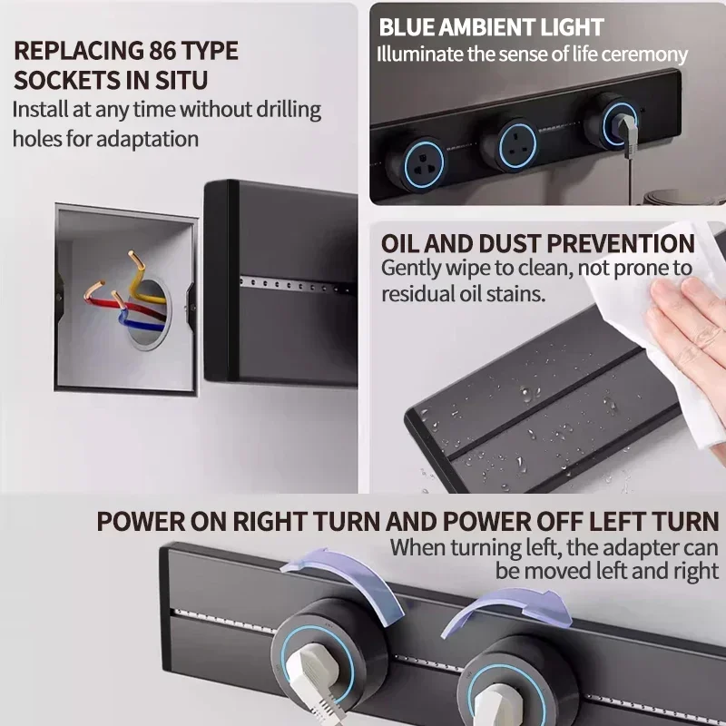 40 سنتيمتر 50 سنتيمتر مقبس الم - مراجعة Power Strip Desk وسعره