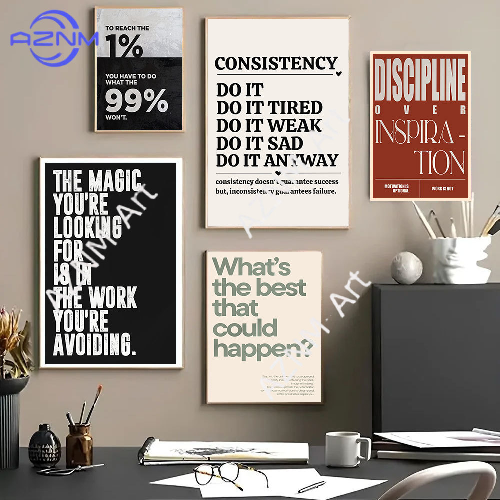ملصقات فنية ملهمة بعبارات تحفي - مراجعة Home Office Quotes وسعره