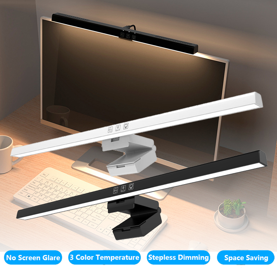 شريط إضاءة LED للشاشة بطول 50  - مراجعة Home Office Desk Ideas وسعره