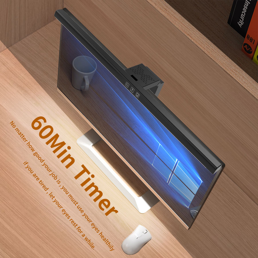 شريط إضاءة LED للشاشة بطول 50  - مراجعة Home Office Desk Ideas وسعره