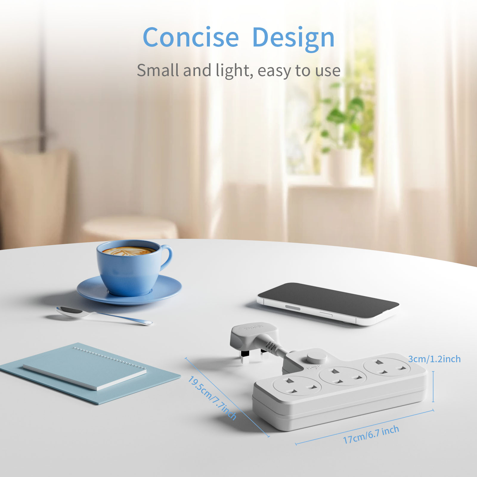 المملكة المتحدة قابس طاقة الجد - مراجعة Power Strip Desk وسعره