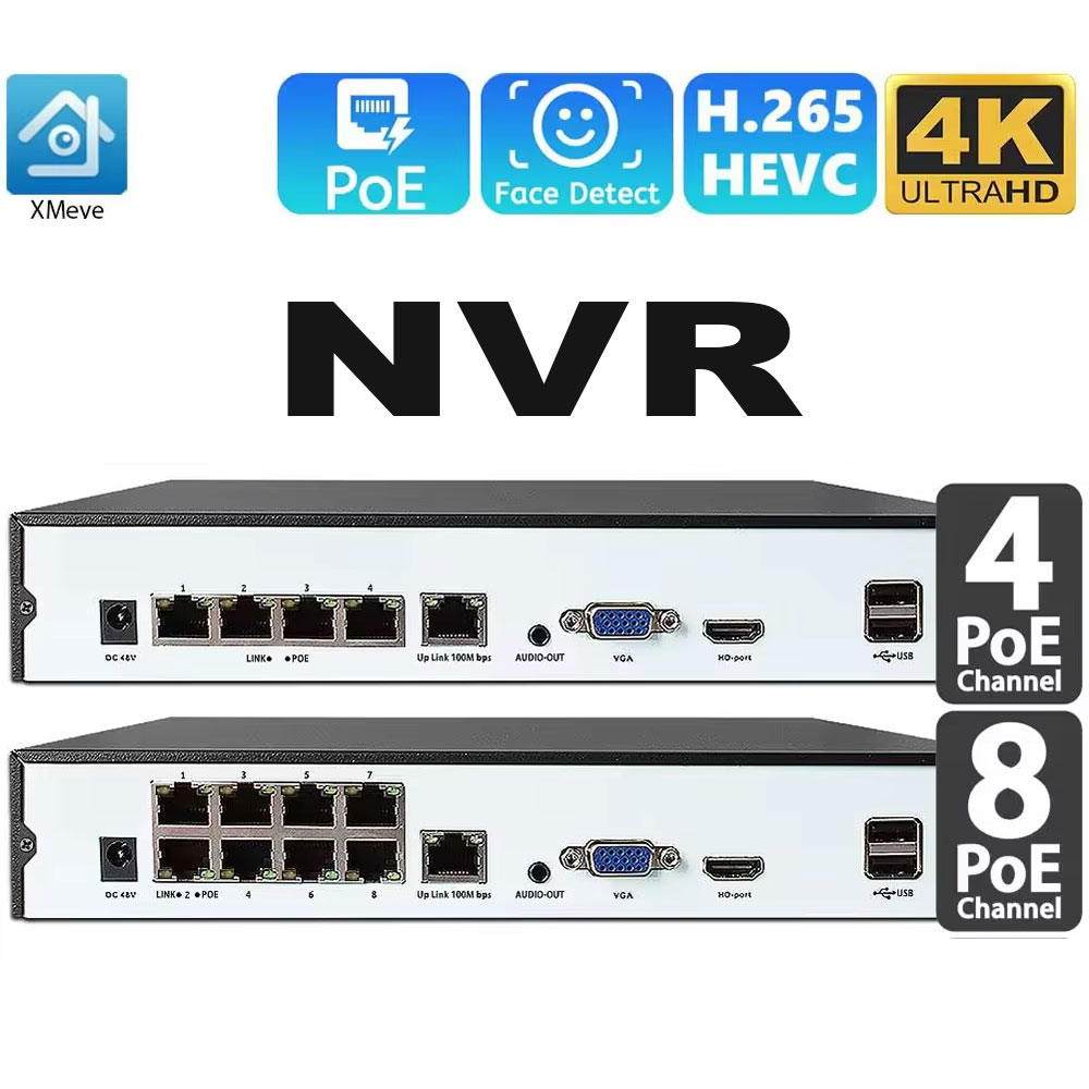 4CH 8CH 48v POE 4K NVR Onvif H - مراجعة Webcam Hd 1080P وسعره