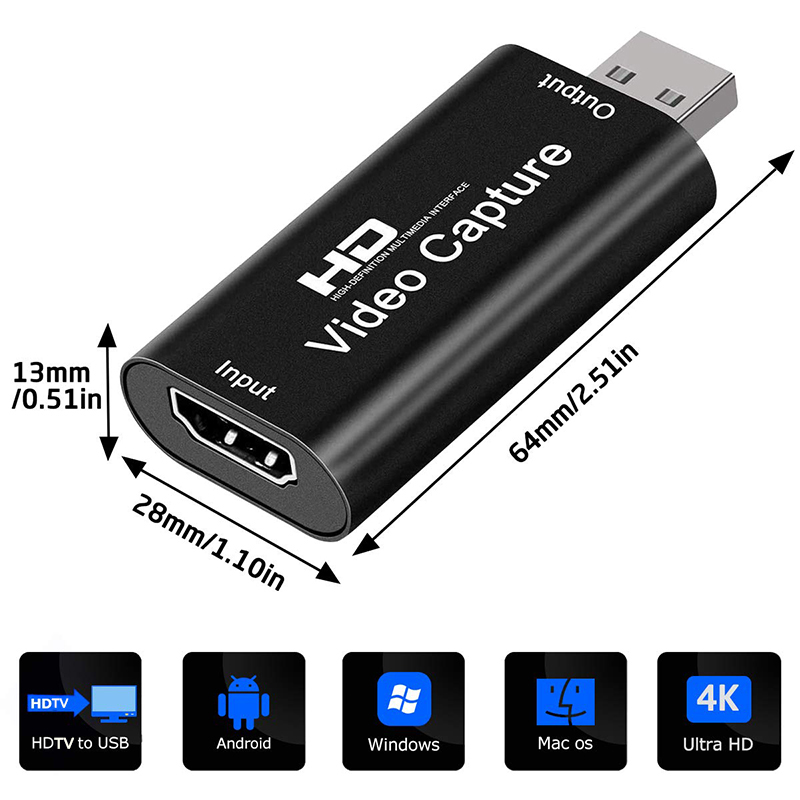 USB 2.0 بطاقة التقاط الفيديو H - مراجعة Webcam Hd 1080P وسعره