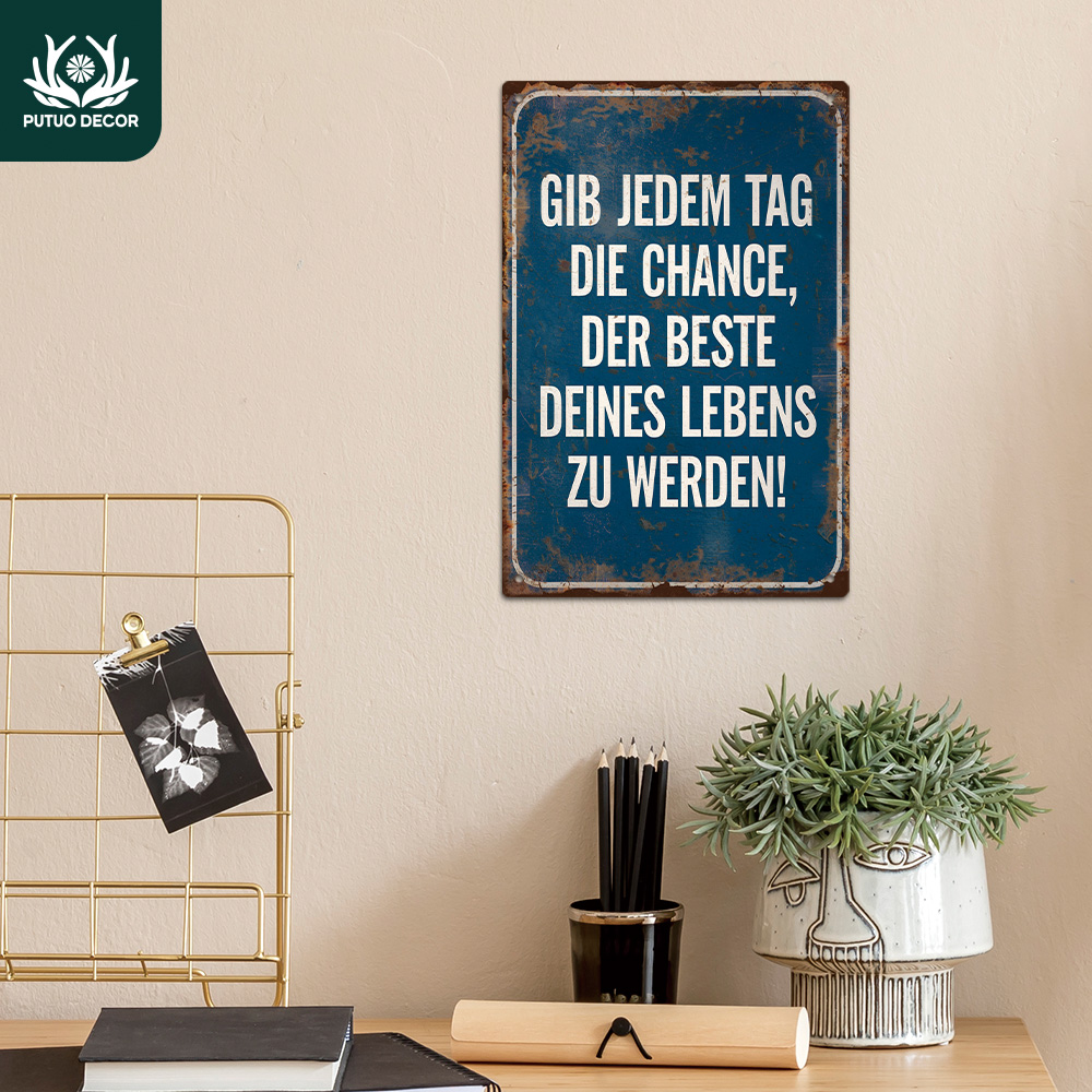Putuo ديكور 1 قطعة الألمانية م - مراجعة Home Office Quotes وسعره