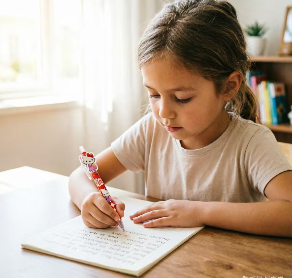 قلم جل لطيف بتصميم هالو كيتي 0 - مراجعة Home Office Student وسعره