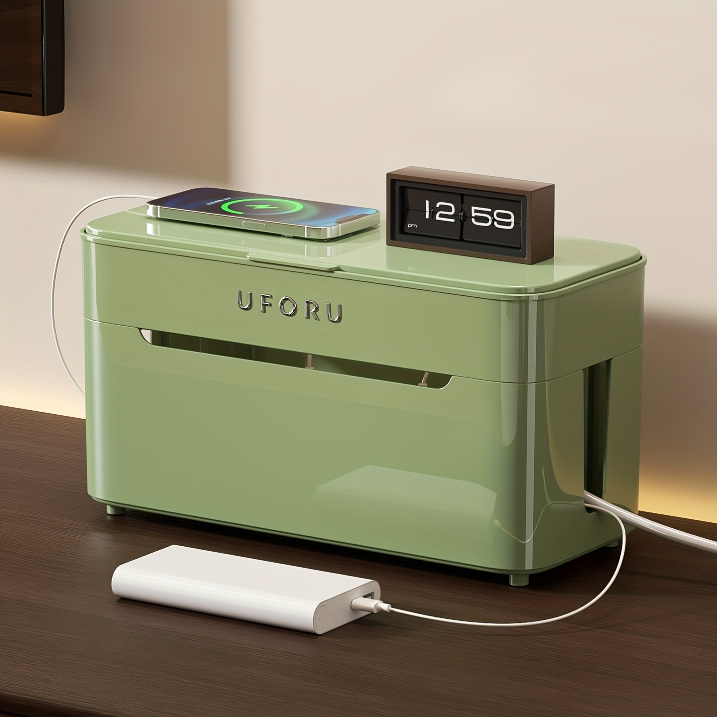 طبقة مزدوجة قطاع الطاقة صندوق  - مراجعة Power Strip Desk وسعره