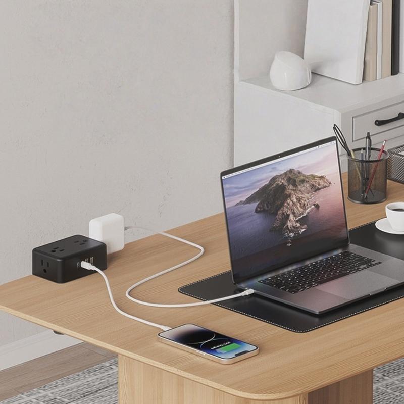 شرائط طاقة آمنة للتركيب على ال - مراجعة Power Strip Desk وسعره