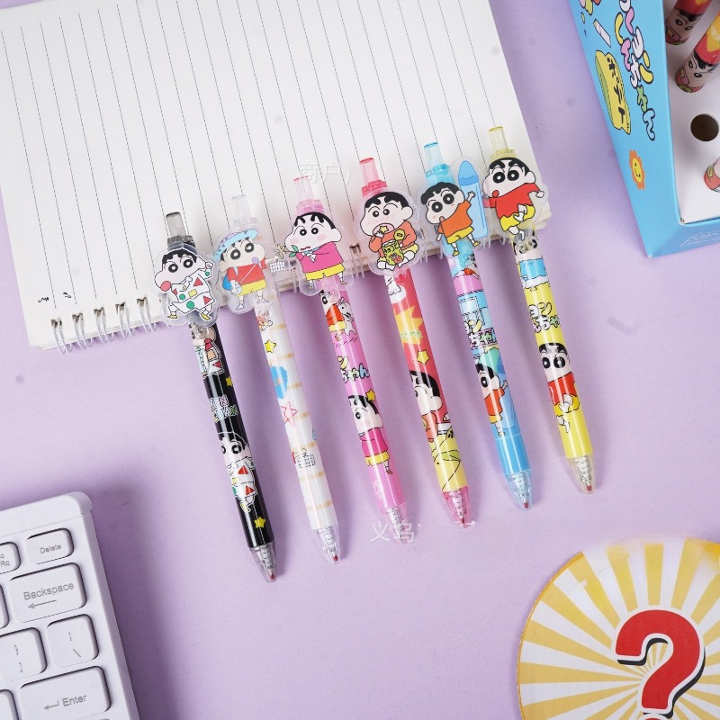 48pcs/box Crayon Shinchan Poin - مراجعة Home Office Student وسعره