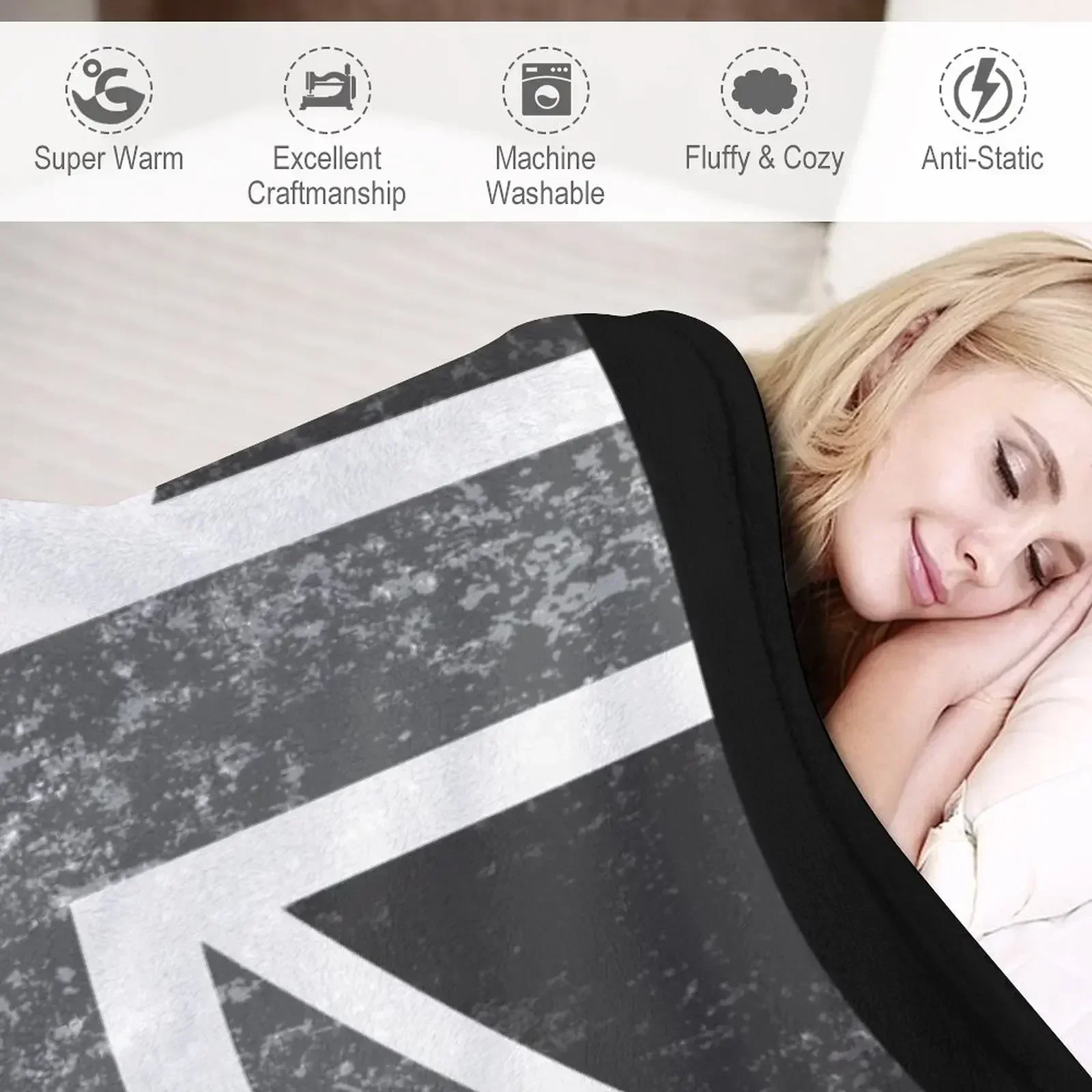 Union Jack Vintage Grayscale - - مراجعة Home Office United Kingdom وسعره