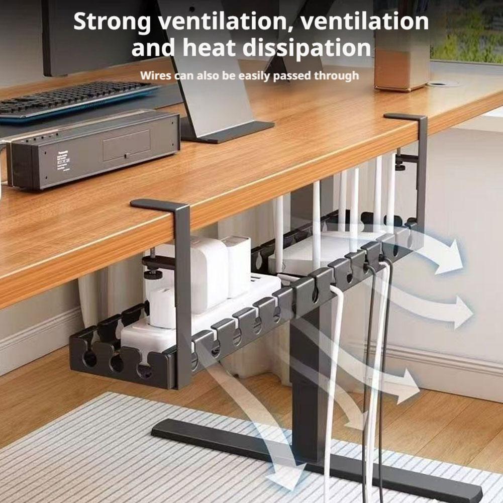 رف تخزين تحت الطاولة بدون ثقب، - مراجعة Power Strip Desk وسعره