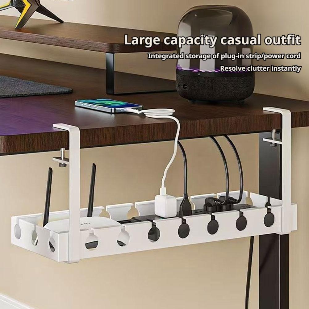 رف تخزين تحت الطاولة بدون ثقب، - مراجعة Power Strip Desk وسعره