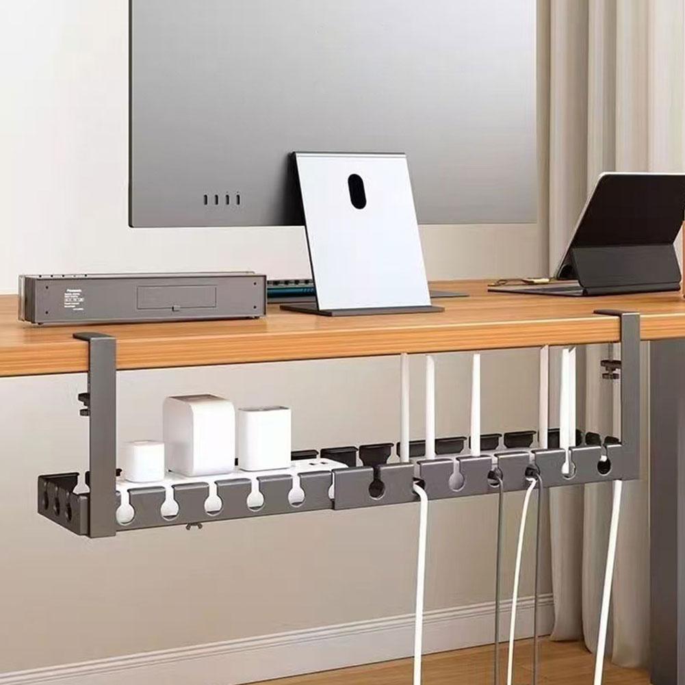 رف تخزين تحت الطاولة بدون ثقب، - مراجعة Power Strip Desk وسعره