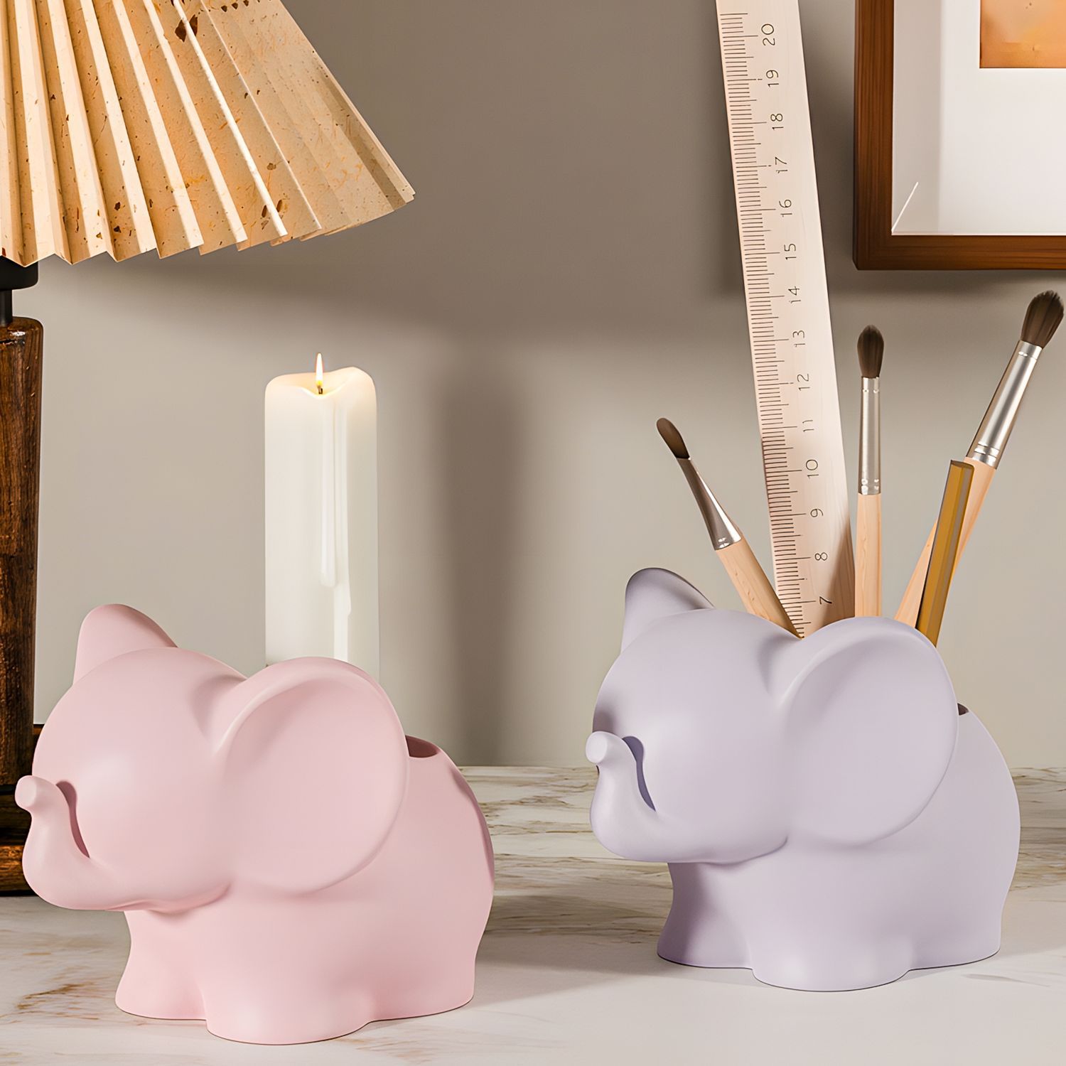 قالب سيليكون للراتنج والجبس لص - مراجعة Pen Holder Organizer وسعره
