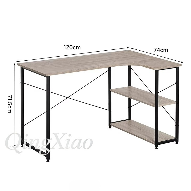 مكتب زاوية على شكل حرف L مع رف - مراجعة Home Office Bookshelves وسعره