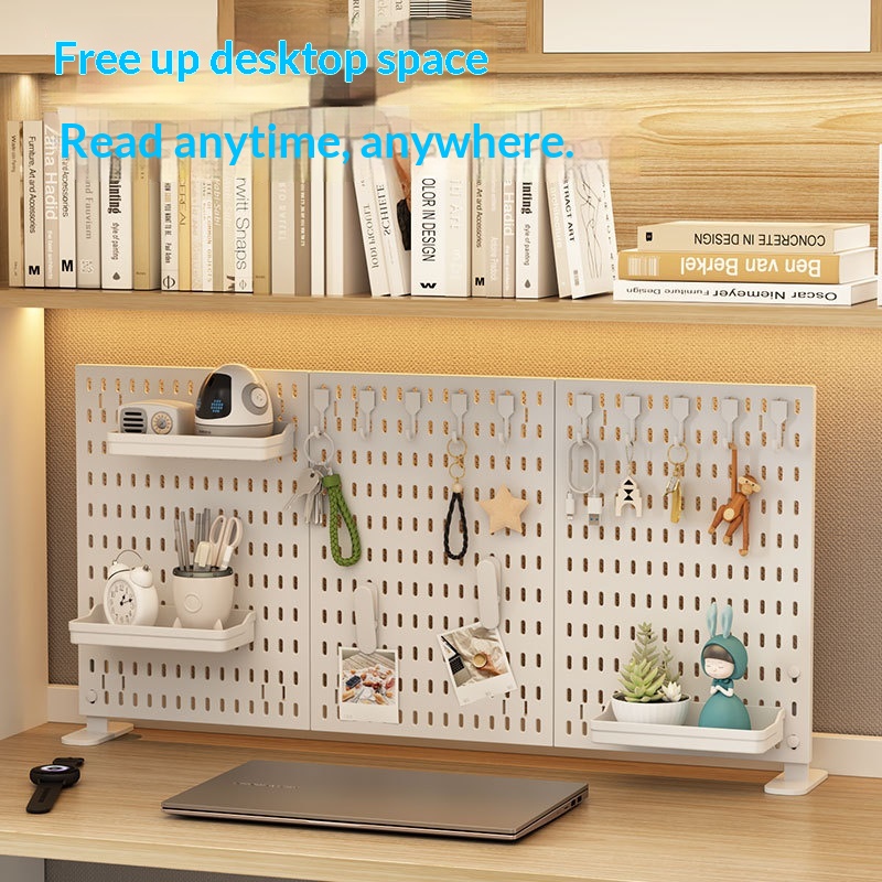 لوح تنظيم مكتبي عمودي بدون حفر - مراجعة Desktop Organizer Bamboo وسعره