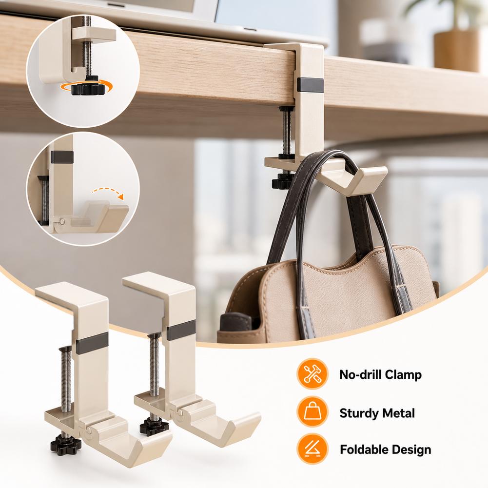 خطاف مكتب قابل للطي بدون حفر،  - مراجعة Home Office Desk Ideas وسعره