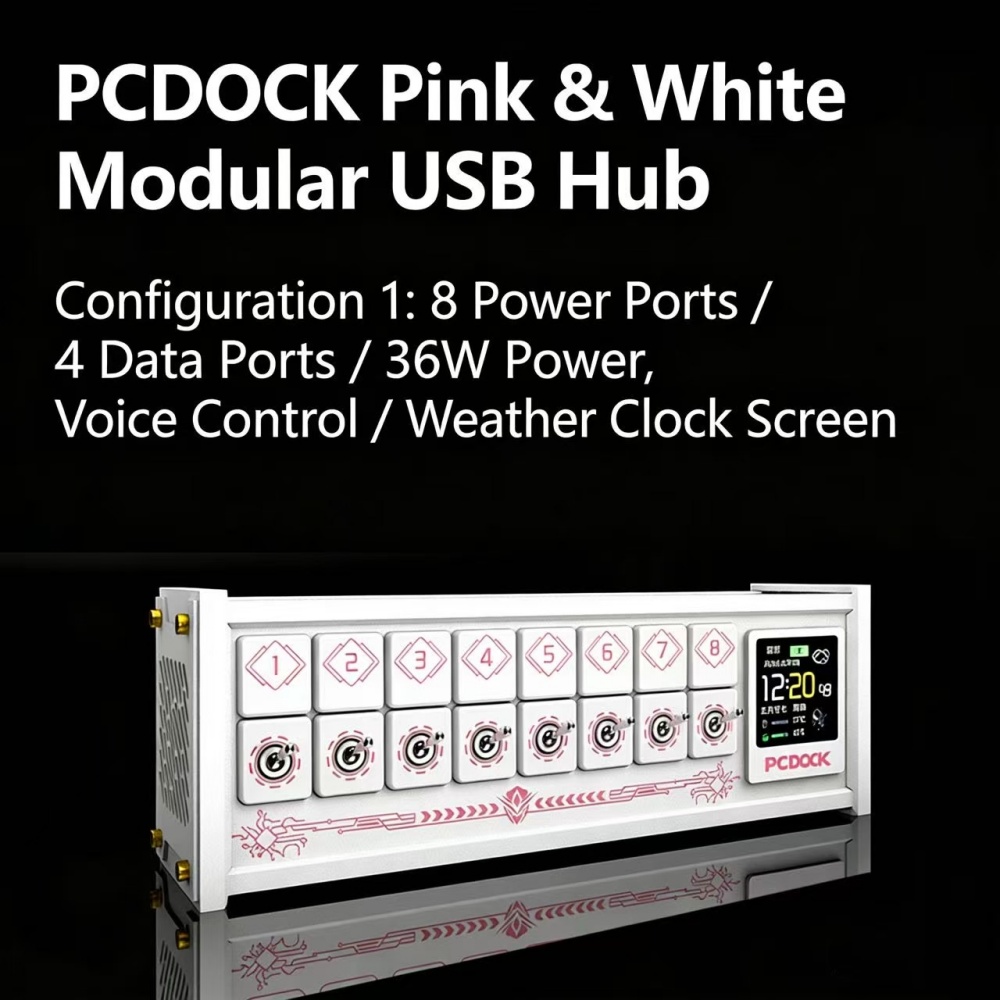 شريط طاقة USB مكتبي من PCDOCK  - مراجعة Power Strip Desk وسعره