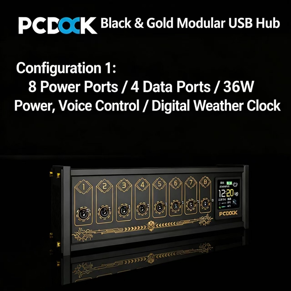 شريط طاقة USB مكتبي من PCDOCK  - مراجعة Power Strip Desk وسعره