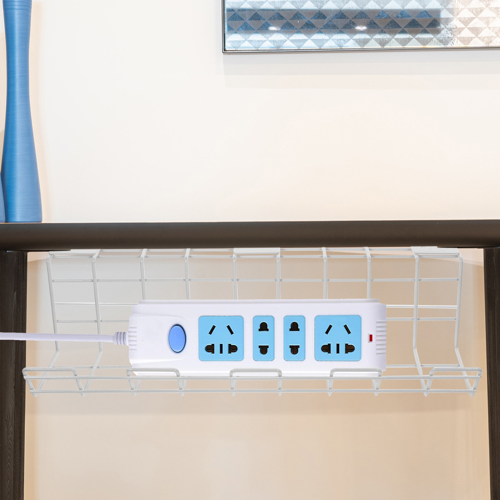 منظم كابلات تحت المكتب من قطعت - مراجعة Power Strip Desk وسعره