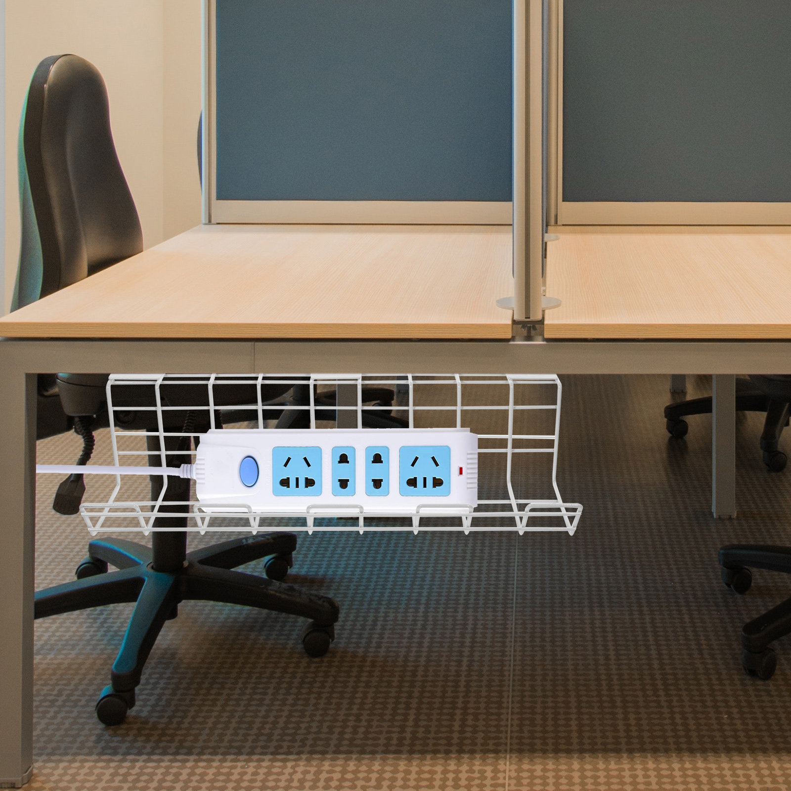 منظم كابلات تحت المكتب من قطعت - مراجعة Power Strip Desk وسعره