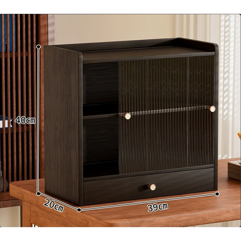 خزانة تخزين للمطبخ من الخيزران - مراجعة Desktop Organizer Bamboo وسعره