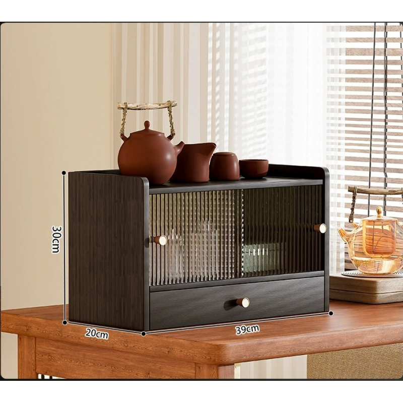 خزانة تخزين للمطبخ من الخيزران - مراجعة Desktop Organizer Bamboo وسعره