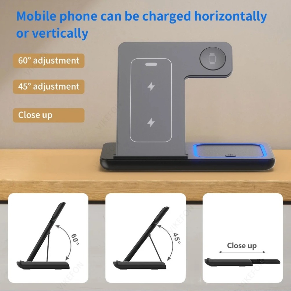 محطة شحن لاسلكية قابلة للطي 3  - مراجعة Desk Charging Station وسعره