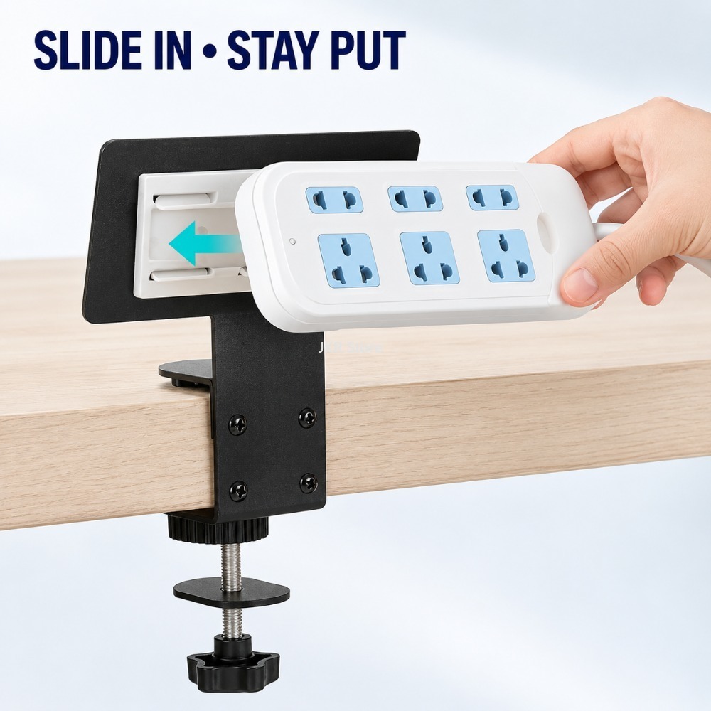 منظم كابلات تحت المكتب، حامل ش - مراجعة Power Strip Desk وسعره