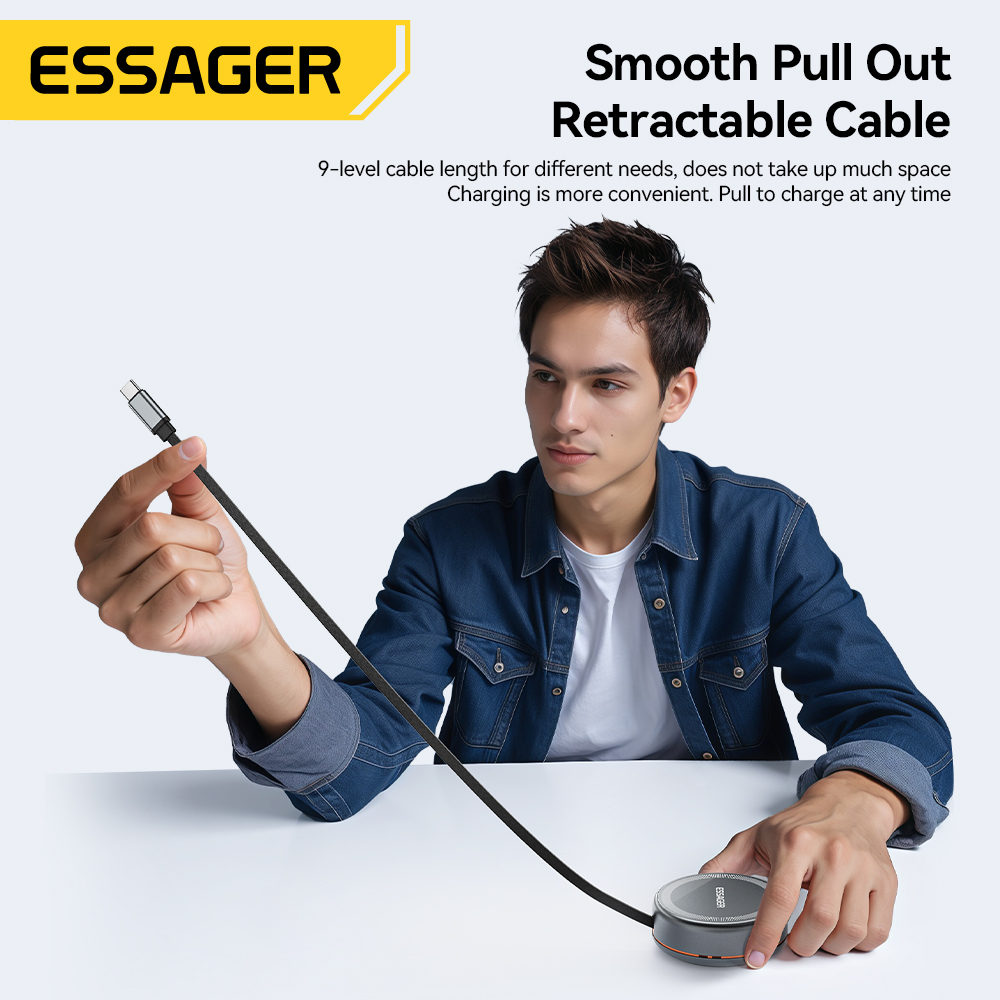 Essager 15W 3 في 1 شاحن لاسلكي - مراجعة Desk Charging Station وسعره