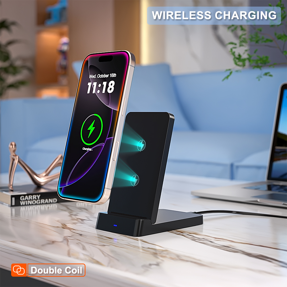 شاحن لاسلكي للهاتف سطح المكتب  - مراجعة Desk Charging Station وسعره