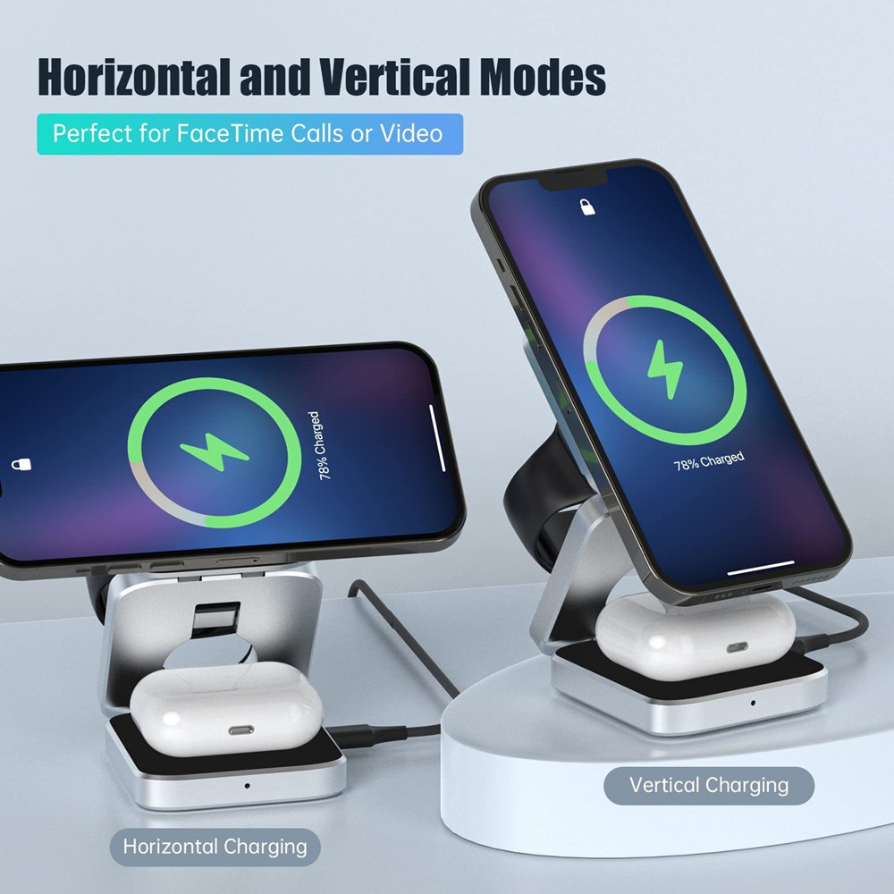 محطة شاحن لاسلكية مغناطيسية قا - مراجعة Desk Charging Station وسعره