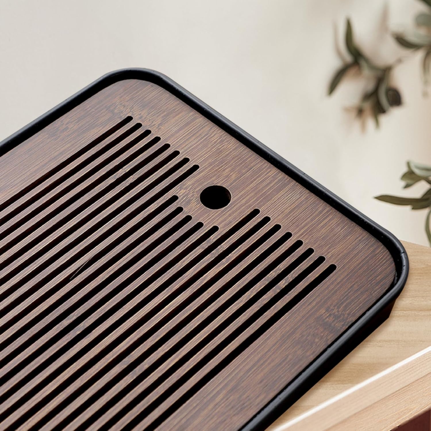 صينية شاي من الخيزران الطبيعي  - مراجعة Desktop Organizer Bamboo وسعره