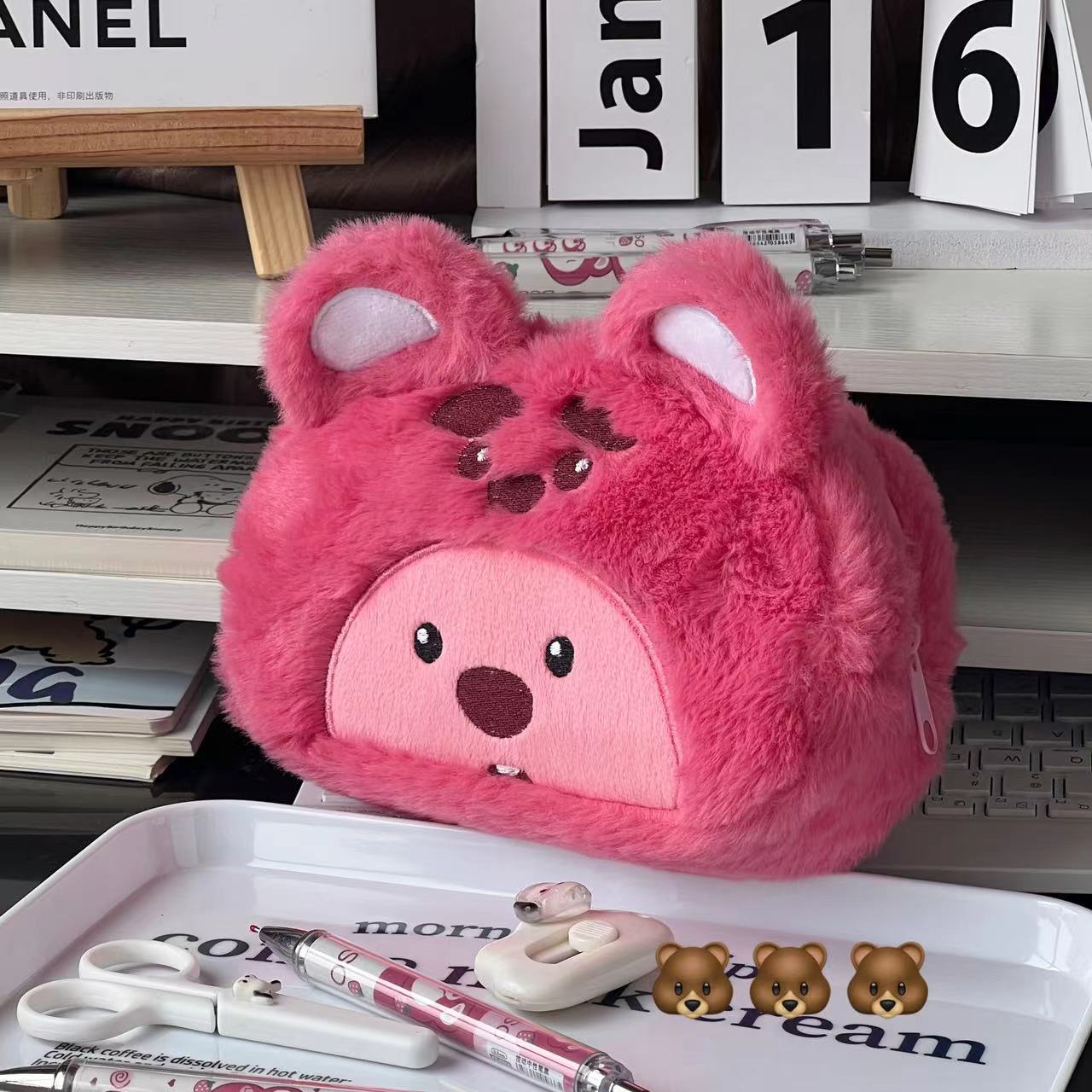 حقيبة أقلام كرتونية من القطيفة - مراجعة Pen Holder Organizer وسعره