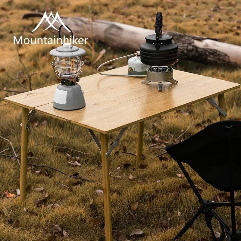 MOUNTAINHIKER-طاولة خيزران للت - مراجعة Desktop Organizer Bamboo وسعره