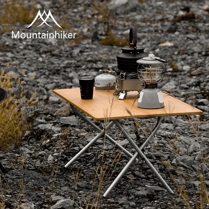 MOUNTAINHIKER-طاولة خيزران للت - مراجعة Desktop Organizer Bamboo وسعره
