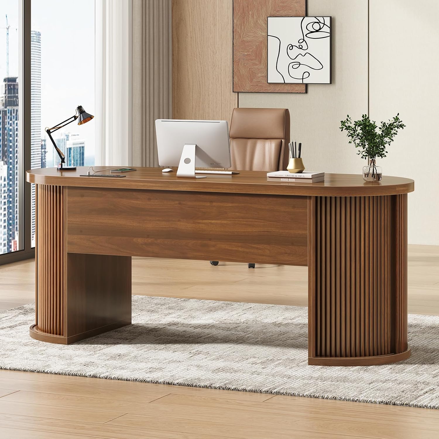 مكتب مكتبي بـ 2 درج، مكتب كمبي - مراجعة Power Strip Desk وسعره