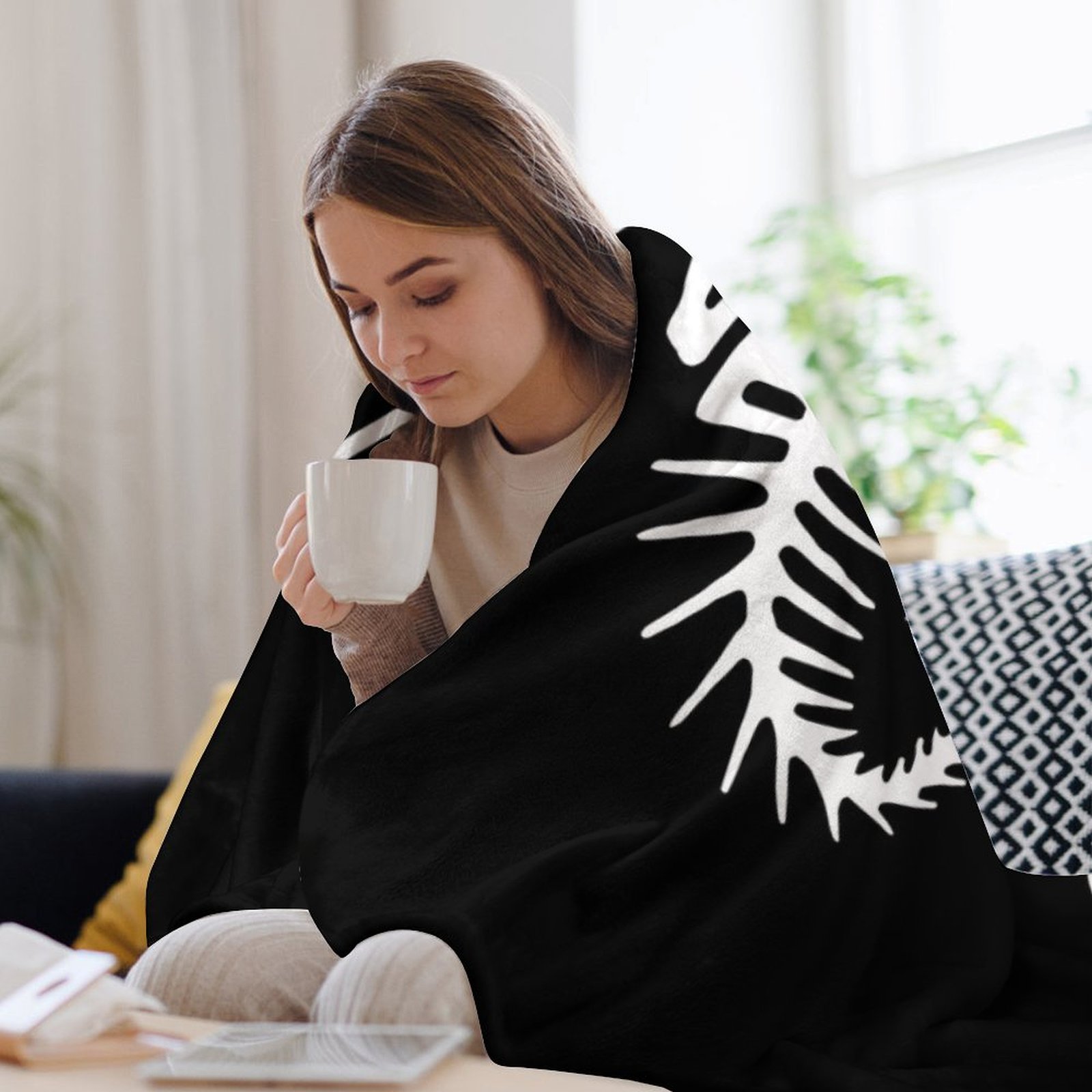 بطانية دافئة ومريحة بشعار شخصي - مراجعة Home Office Means وسعره